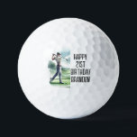 Pelotas De Golf Birthday Golfer Funny 21st feliz Dad Golf Balls<br><div class="desc">¡Feliz cumpleaños 21! Cita divertida de cumpleaños número 21. Perfecto para papá,  abuelo,  padrastro. La idea de regalo de Golfer. Personalizarlo con un nombre.</div>