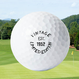 Pelotas De Golf Birthday Golfer Funny 70th happy Dad Golf Balls