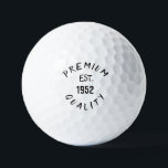 Pelotas De Golf Birthday Golfer Funny 70th happy Dad Golf Balls<br><div class="desc">Vintage est.1952 CALIDAD PREMIUM. Graciosa cita de cumpleaños 70. Perfecto para papá,  abuelo,  padrastro. La idea de regalo de Golfer. Puedes personalizar el año.</div>