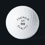 Pelotas De Golf Birthday Golfer Funny 80th happy Dad Golf Balls<br><div class="desc">Vintage est.1942 CALIDAD PREMIUM. Cita divertida de cumpleaños número 80. Perfecto para papá,  abuelo,  padrastro. La idea de regalo de Golfer. Puedes personalizar el año.</div>
