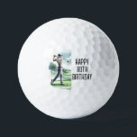 Pelotas De Golf Birthday Golfer Funny 80th happy Dad Golf Balls<br><div class="desc">¡Feliz 80 cumpleaños! Cita divertida de cumpleaños número 80. Perfecto para papá,  abuelo,  padrastro. La idea de regalo de Golfer. Personalizarlo con un nombre.</div>