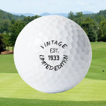 Pelotas De Golf Birthday Golfer Funny 90th happy Dad Golf Balls<br><div class="desc">Edición limitada Vintage est.1933. Cita divertida de cumpleaños número 90. Perfecto para papá,  abuelo,  padrastro. La idea de regalo de Golfer. Puedes personalizar el año.</div>