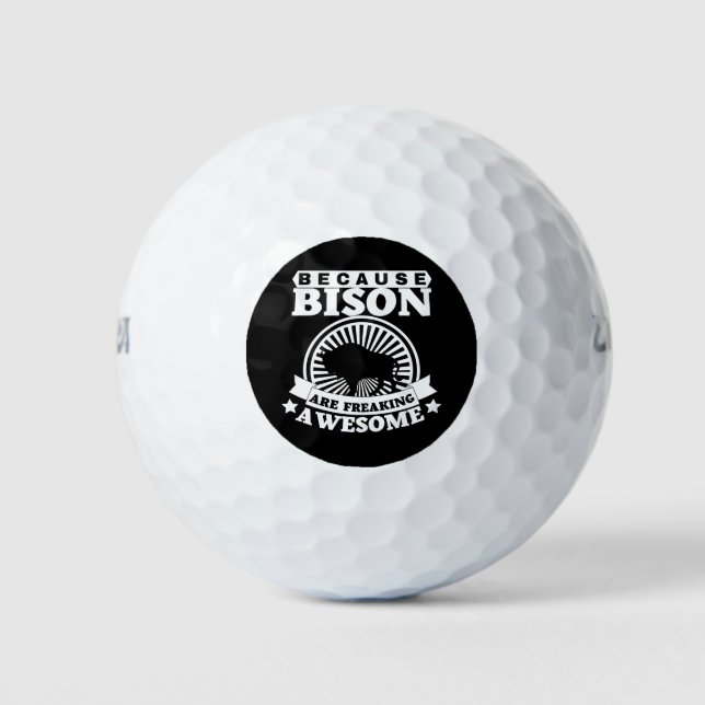 PELOTAS DE GOLF BISON (Anverso)