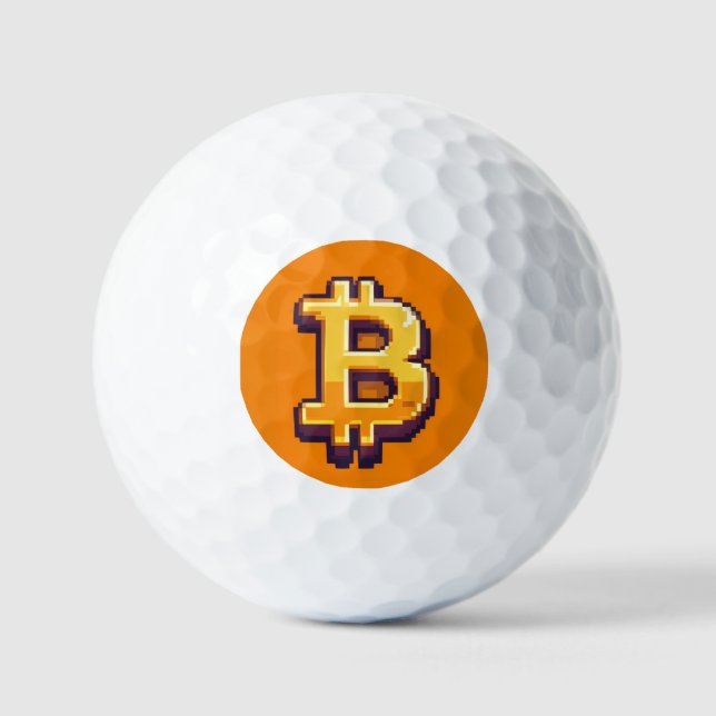 Pelotas De Golf Bitcoin (Anverso)