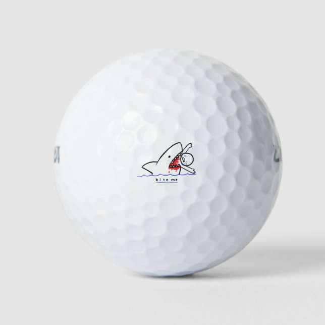 Pelotas De Golf Bite Me (Anverso)