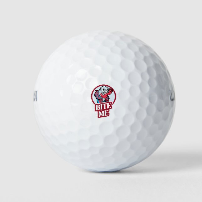 Pelotas De Golf Bite Me (Anverso)