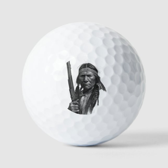 Pelotas De Golf Black & White Geronimo (Anverso)