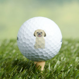 Pelotas De Golf Blonde Tan Golden Shih Tzu