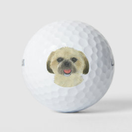 Pelotas De Golf Blonde Tan Golden Shih Tzu