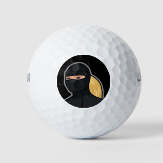 Pelotas De Golf Blonde Woman Golf Balls
