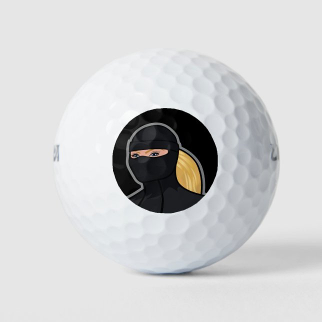 Pelotas De Golf Blonde Woman Golf Balls (Anverso)