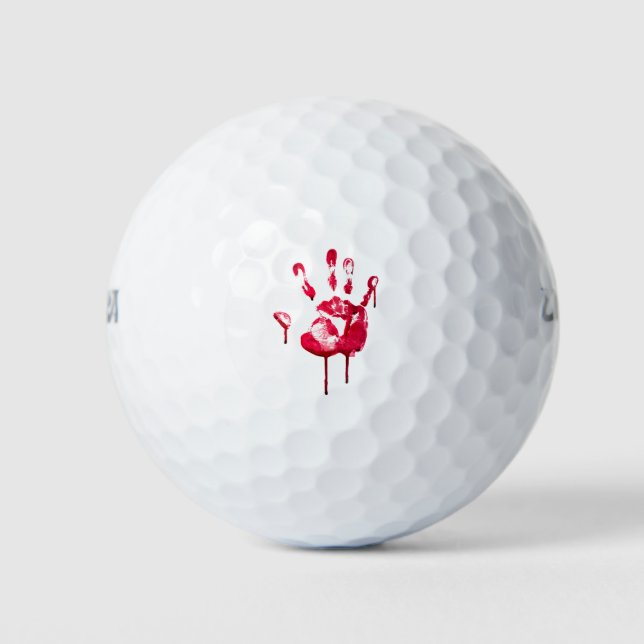 Pelotas De Golf Bloody Halloween (Anverso)