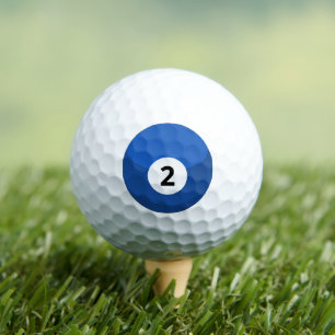 Pelotas De Golf Blue Billiard Ball número dos