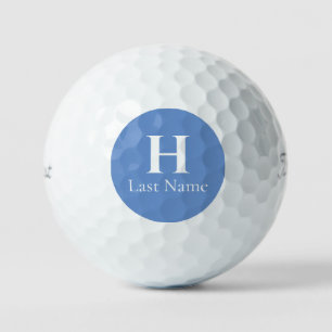 Pelotas De Golf Blue Circle Personalized Golf Ball (3) HAMbWG