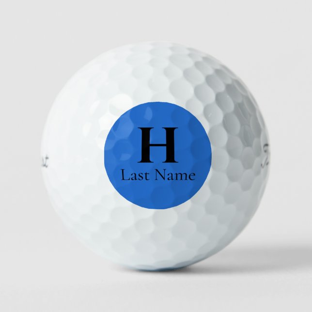 Pelotas De Golf Blue Circle Personalized Golf Ball (3) HAMbWG (Anverso)