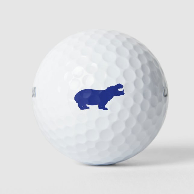 Pelotas De Golf Blue-Hippo (Anverso)