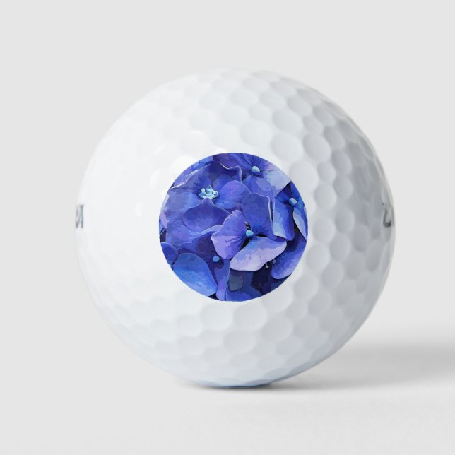 PELOTAS DE GOLF BLUE HYDRANGEA (Anverso)