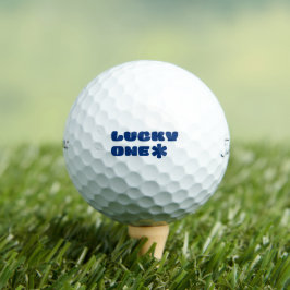 Pelotas De Golf Blue Lucky One Golf Ball