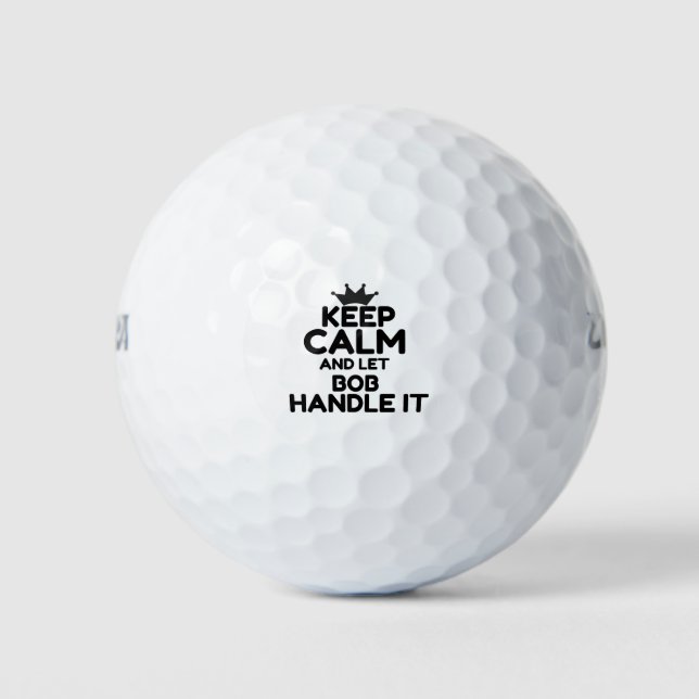 PELOTAS DE GOLF BOB HANDLE (Anverso)