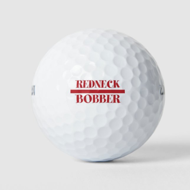 Pelotas De Golf Bobber Redneck (Anverso)