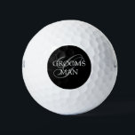Pelotas De Golf Boda de monograma de Groomsmen<br><div class="desc">Haz que tu propio personalizado tenga bolas de golf monogramadas. Personalice este diseño con su propio texto. Puede realizar un personalizar adicional de este diseño seleccionando el enlace "personalizar adicional" si lo desea.</div>