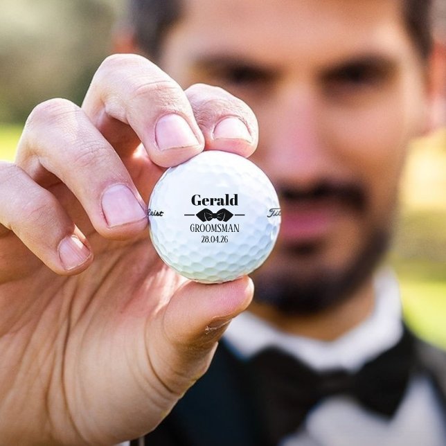 Pelotas De Golf Boda de novias de Groomsmen personalizado (Subido por el creador)