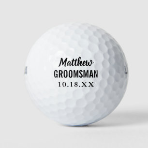 Pelotas De Golf Boda Groomsman Bachelor Party Favor