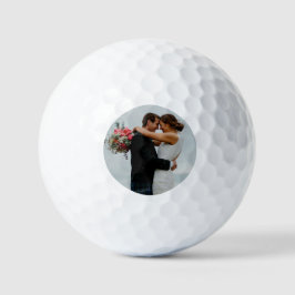Pelotas De Golf Boda personalizado o foto de Personalizado de aniv