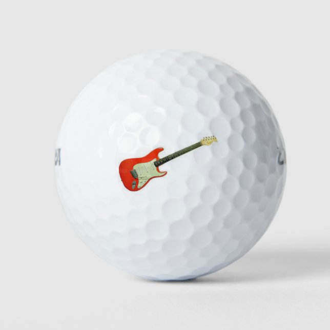 PELOTAS DE GOLF ***BOLA DE GOLF DEL JUGADOR DE GUITARRA** (Anverso)