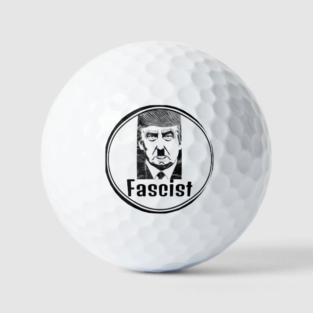 Pelotas De Golf Bolsa de golf fascista de Trump (Anverso)