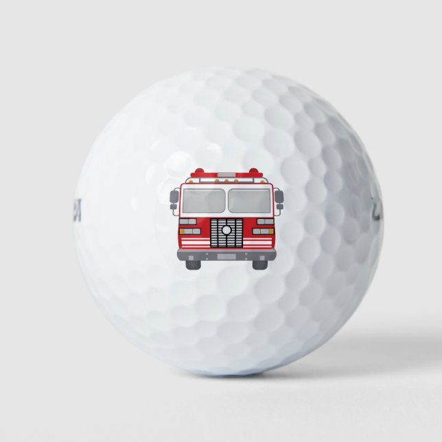 Pelotas De Golf Bolsas de golf de Fire Truck (Anverso)