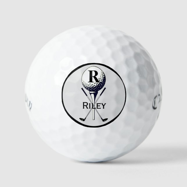 Pelotas De Golf Bolsas de golf de Tee Golf Monogramed (Anverso)