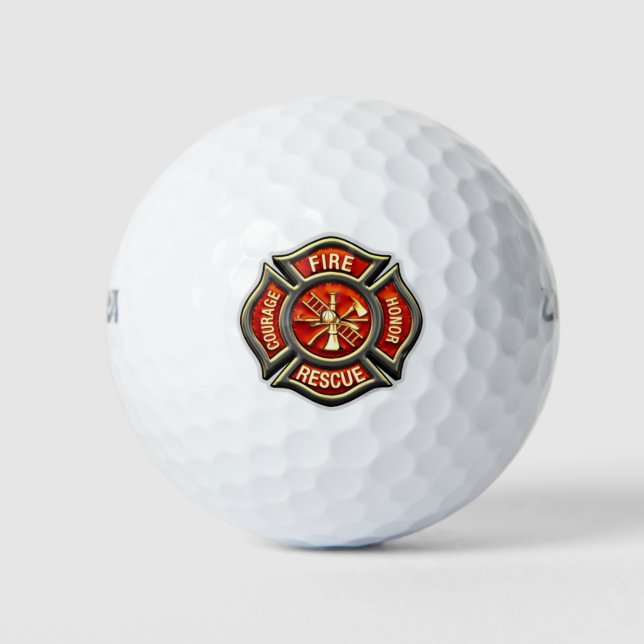Pelotas De Golf Bombero Maltés Cross Wilson 500 Golf Ball (Anverso)