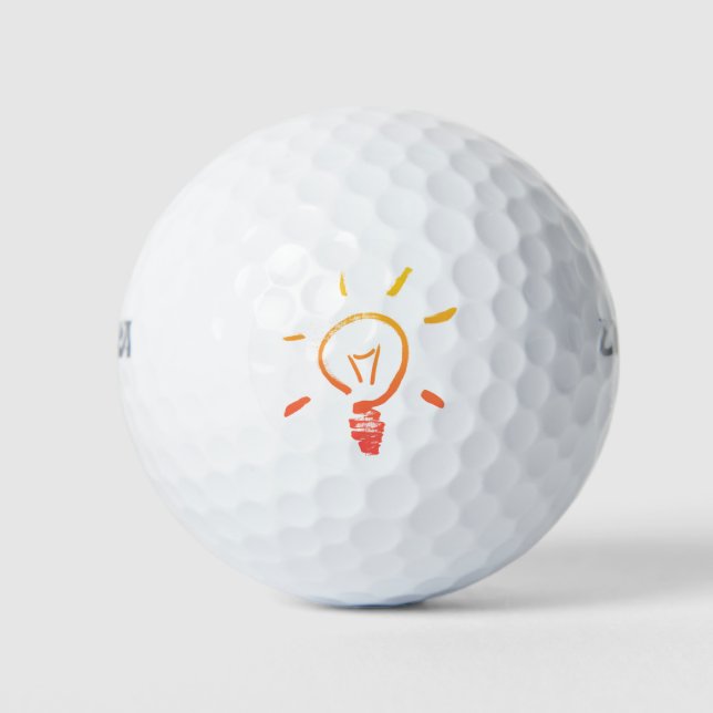 Pelotas De Golf Bombilla de luz retro bombilla eléctrica inteligen (Anverso)