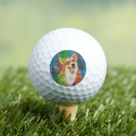 Pelotas De Golf Bonito Corgi.