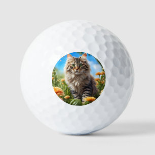 Pelotas De Golf Bonito jardín de gatos