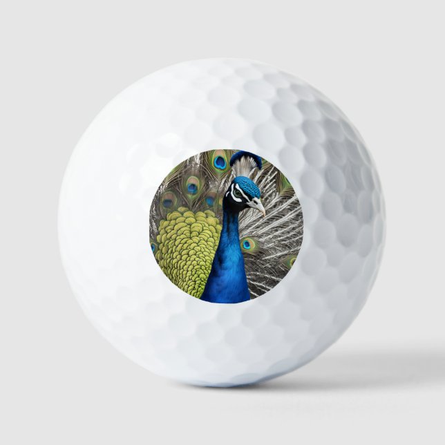 Pelotas De Golf Bonito Peacock (Anverso)
