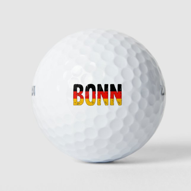 Pelotas De Golf Bonn Alemania (Anverso)