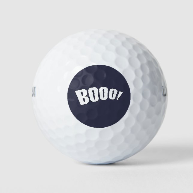 Pelotas De Golf Booo Funny Graphic Boo (Anverso)