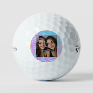Pelotas De Golf Borde fotográfico de la banda de onda de vapor de