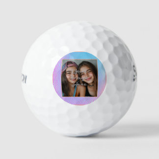 Pelotas De Golf Borde fotográfico de la banda de onda de vapor de 
