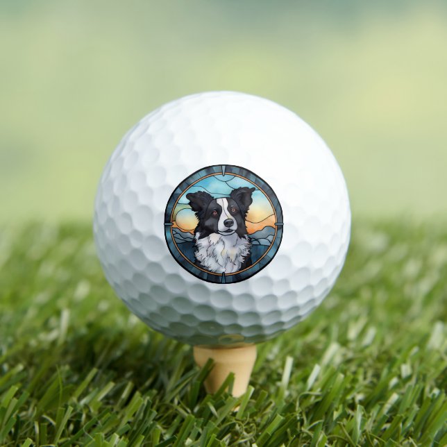 Pelotas De Golf Border Collie (Camiseta in situ)