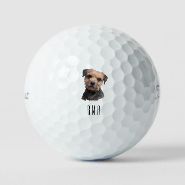 Pelotas De Golf Border Terrier (Anverso)