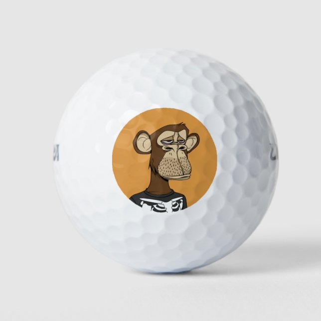 Pelotas De Golf Bored Ape Golf Balls (Anverso)