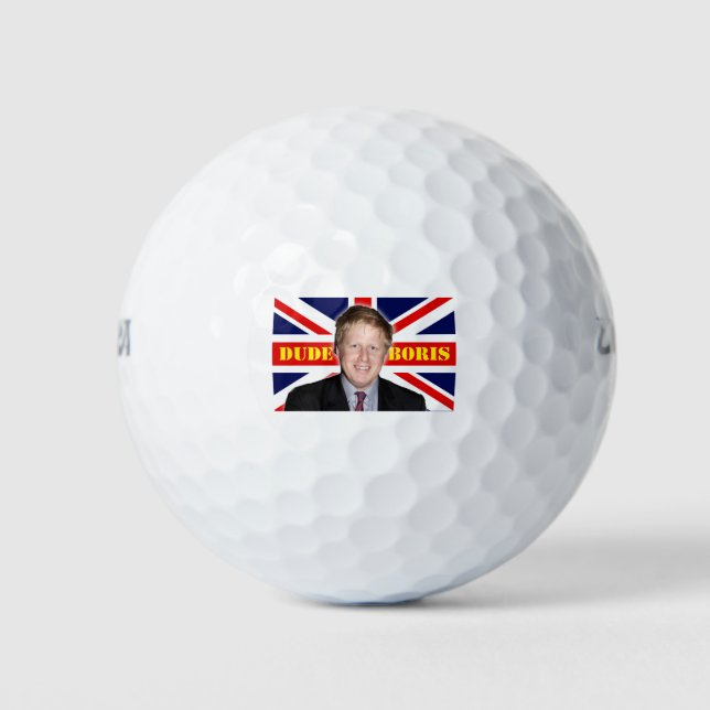 Pelotas De Golf Boris Johnson DUDE (Anverso)