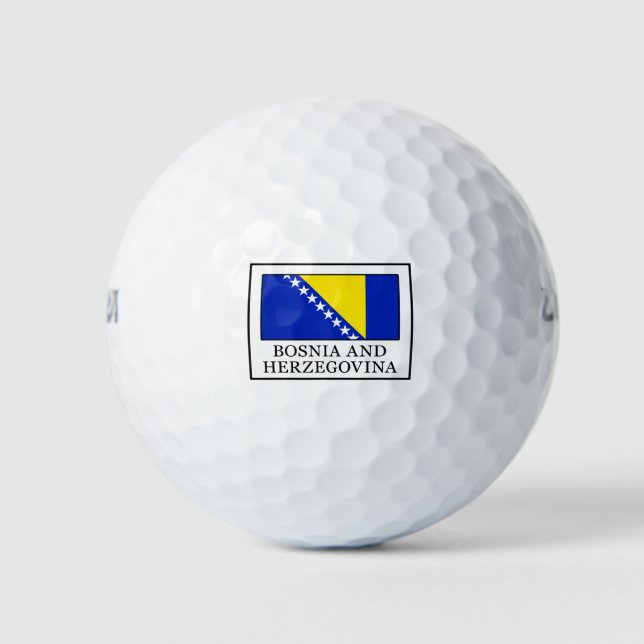 Pelotas De Golf Bosnia y Herzegovina (Anverso)