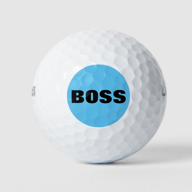 PELOTAS DE GOLF BOSS GOLF BALLS (Anverso)