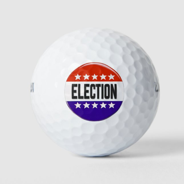 Pelotas De Golf botón Elección (Anverso)
