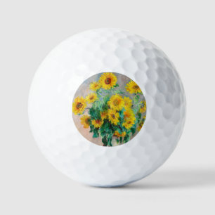 Pelotas De Golf Bouquet de los girasoles Claude Monet