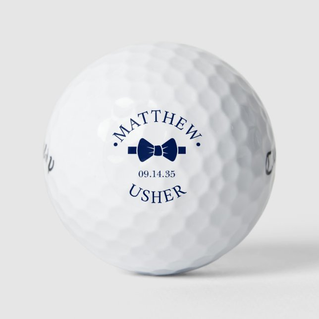 Pelotas De Golf  Bow Tie Usher (Anverso)